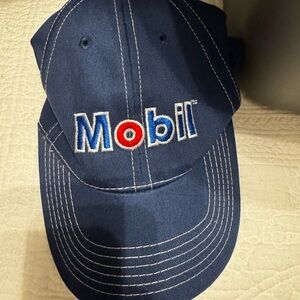 Mobil Blue Baseball Cap
